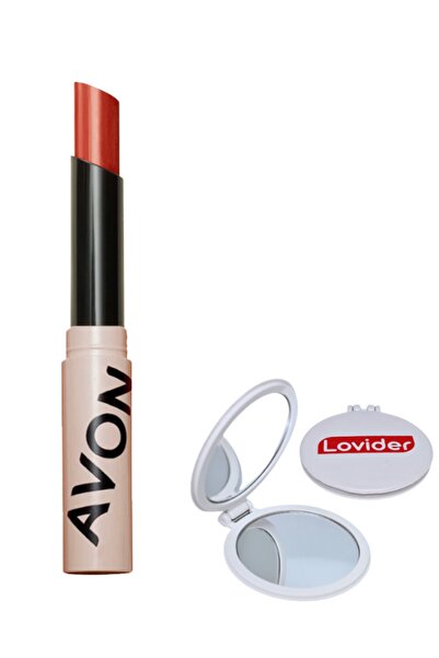 AVON مرطب الشفاه الملون مرطب الشفاه الملون البابايا + مرآة الجيب Lovider