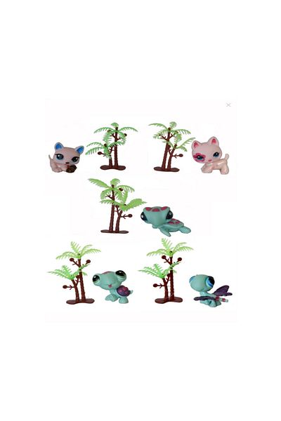 Minişler Pet Shop Littlest Pet Shop 5-Piece Character Set Lovely Zoology