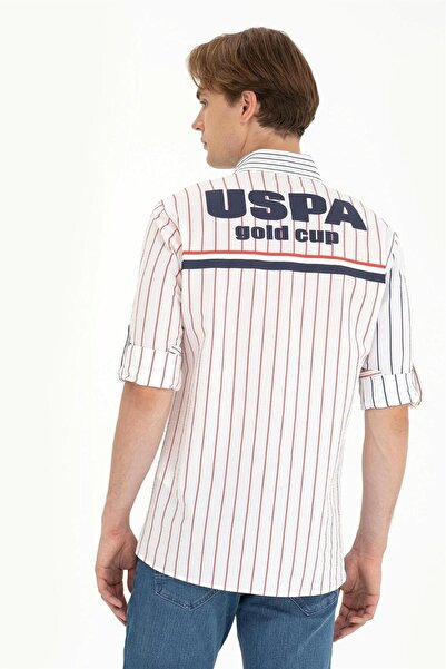 U.S. Polo Assn. Sötétkék hosszú ujjú férfi ing