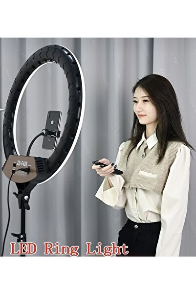 Brawi 22 Inç 56cm 100w Mega Boy Ring Light Led Halka, Kuaför Ve Makyaj Çekim Işığı