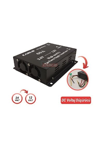 Carub Düşürücü 24v Dan 12v Ta Transformers 60 Amp. Konvektör