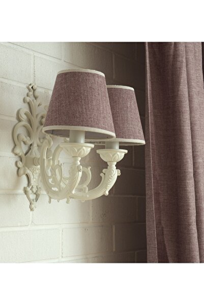 MASSARELLI Estate Double Sconce Cream-lilac