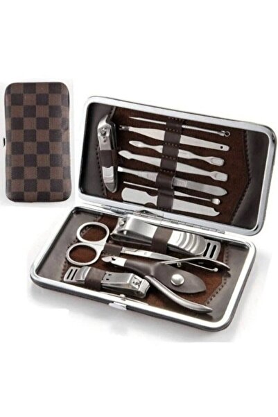 Generic Brand Special 12 Piece Manicure Pedicure Set with Carrying Bag hmbk4512