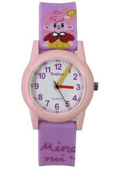 sezerekspres Children's Wristwatch Waterproof RHODIUM ANALAOG (2212) (LILA-PINK)
