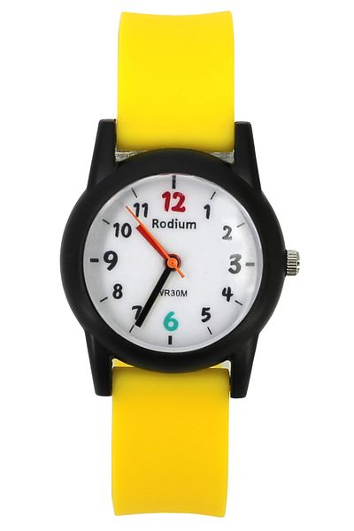 sezerekspres Children's Wristwatch Waterproof RHODIUM ANALAOG (2213) (YELLOW-BLACK)
