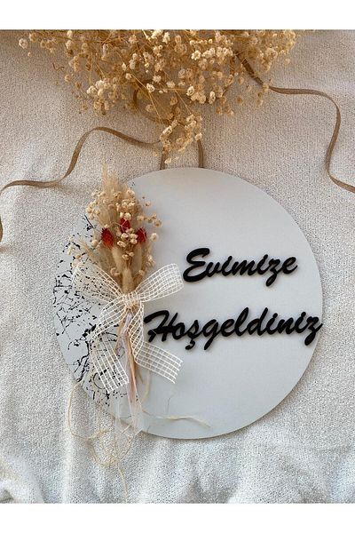 HOBİ55 Door Ornament - Exterior Door Ornament Welcome to Our Home 2023-6