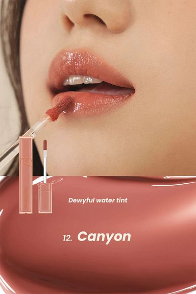 Romand Dewy Ful Water Tint Muteral Nude يوفر مظهرًا رطبًا ومشرقًا - Canyon (VIONINE)