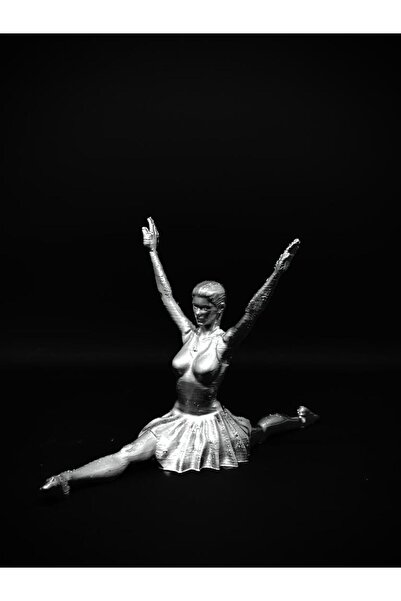 LuDesign Gri Renk Balerin Biblo