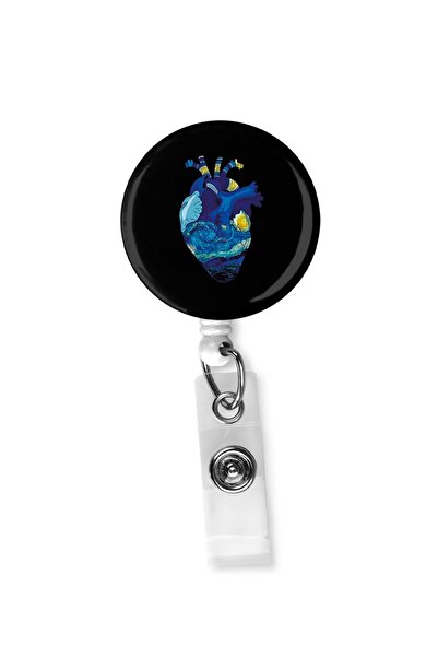 StormiStoretr Heart Starry Nights Drop Print Suport card Yoyo Suport card Yoyo