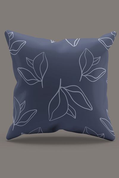 Moud's Double Sided Printed Art 7 Patterned Suede Throw Pillow Case - PL907