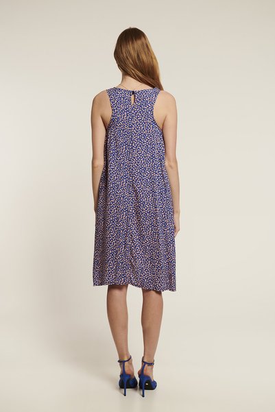LYN MAMA Holmes Navy Blue Maternity Dress