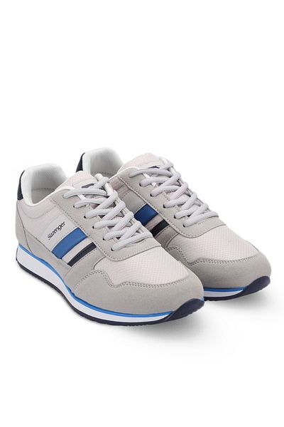 Slazenger ORIGIN I Sneaker Pánské boty Šedá / Saks Modrá