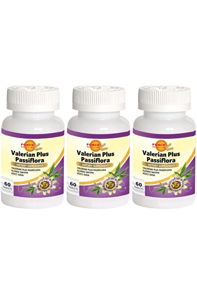 Force Nutrition Valerian Plus Passiflora 3x60 Tablet Kedi Otu Kökü
