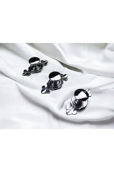 Dizaynhouse Μοντέρνα πολυτελής λαβή φύλλου χρωμίου