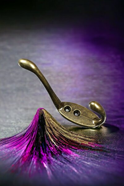 Dizaynhouse Yellow Metal Modern Hanger Antique - Closet Wall Coat Rack