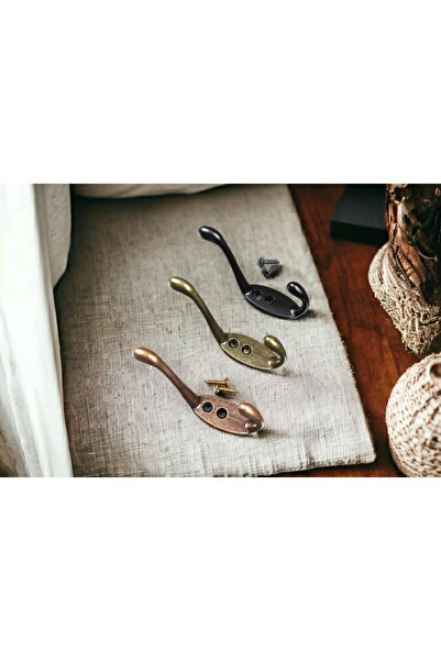 Dizaynhouse Yellow Metal Modern Hanger Antique - Closet Wall Coat Rack