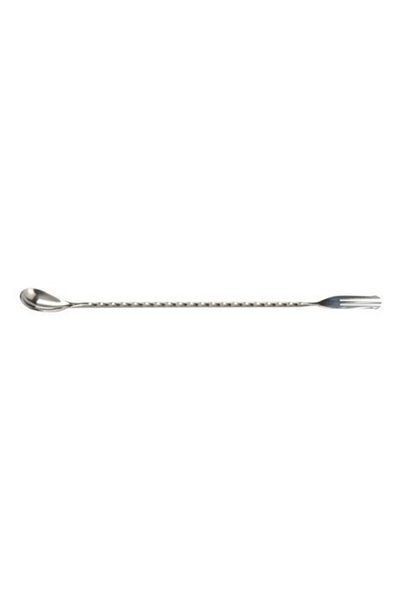 Zicco Bar Spoon And Fork Cocktail Mixer 31.5 Cm Bsp 13f