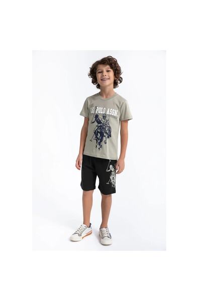 U.S. Polo Assn. BAZA. Polo Assn. Costum Bermuda pentru baieti