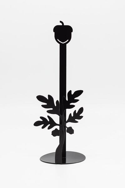 EVAY Suport pentru prosoape de hârtie din metal negru - Suport pentru șervețe...