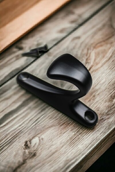 Dizaynhouse Siyah Metal Otantik Askı Kapı Dolap Duvar Portmanto Askılığı