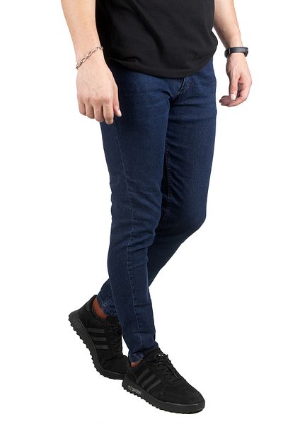 DeepSEA Blugi pentru bărbați Slimfit Lycra albastru -4796254