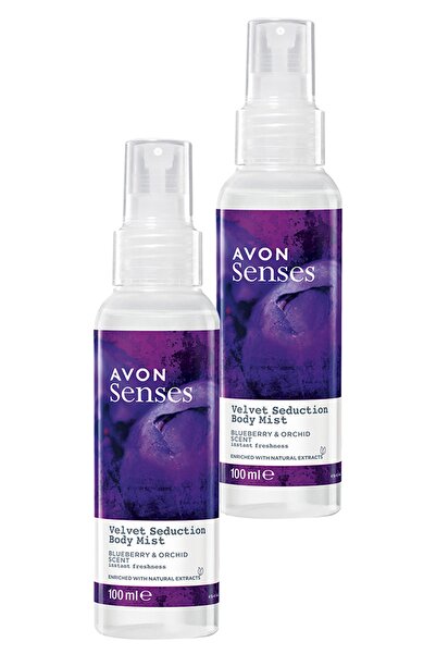 AVON Velvet Seduction Yaban Mersini ve Orkide Kokulu Vücut Spreyi 100 Ml. İki...