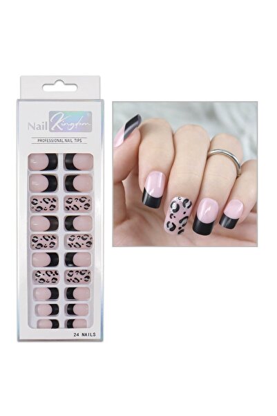 Nail Master 24'lü Desenli Takma Tırnak Seti Zararsız Yapıştırıcı