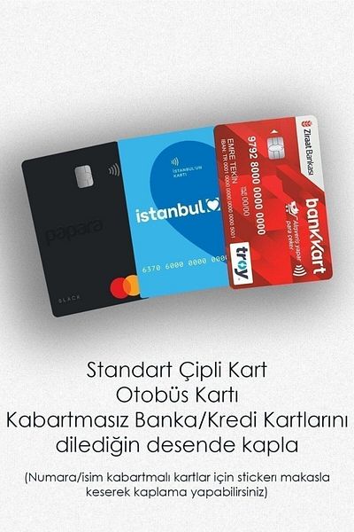DAS KOAL Professor Abuzer Credit Card & Akbil Sticker Coating
