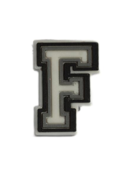 Crocs Terlik Süsü F Harfi Harfler-jibbitz -charm-anahtarlık-bileklik Takıları