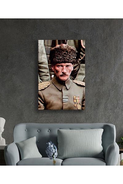 Rosyvien Γυάλινος πίνακας πορτρέτου Mustafa Kemal Atatürk, Διακόσμηση τοίχου σπιτιού, γραφείου και σχολείου, δώρο, σκληρυμένο γυαλί