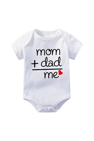 CACTUS COLLECTION Cactus Baby Written Bodysuit Cotton White Baby Bodysuit ZIBIN