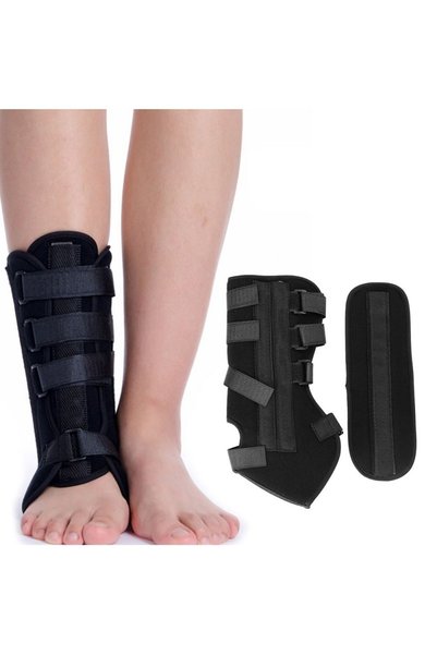 BELLFLEKSS Ayak dengeleyici ayak bileği fiksasyon eklemi dış ayak bileği desteği (5 METALLİ)