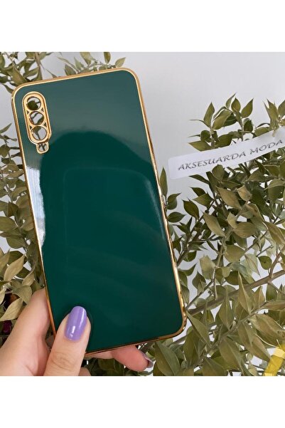 Aksesuarda Moda حافظة لامعة مقطوعة بالليزر ومتوافقة مع هاتف سامسونج A70 باللو...