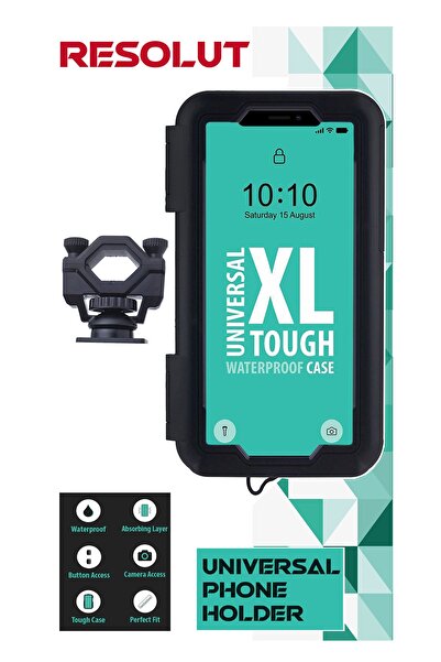 resolut Suporte Motosiklet - Bisiklet Telefon Tutucu Kapalı Model 7 Inch Gido...