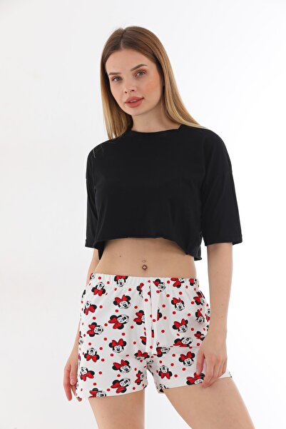 Arvin Women's Combed Cotton Character Printed Shorts pajamas