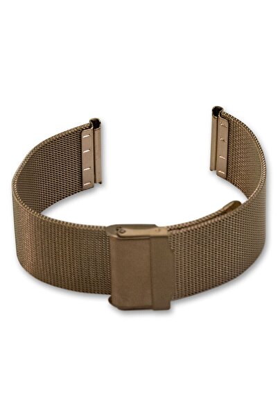 onlinekordon Fine Weave Stainless Steel Mesh Watch Band Strap 18mm