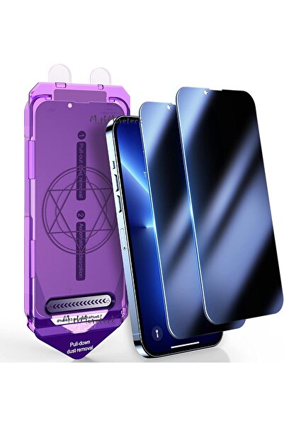 m.tk moveteck İphone 13 Pro Max Uyumlu Hayalet Ekran Koruyucu Otomatik Kurulu...