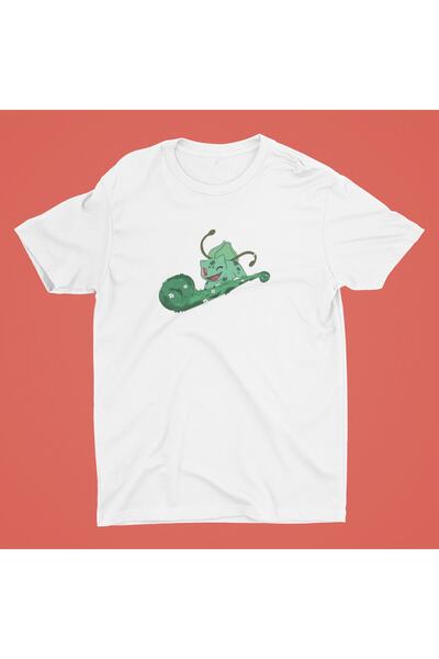 Adrift Pokemon Bulbasaur dizajniran kao unisex Oversize kroj T-shirt