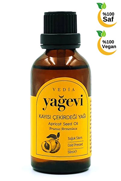 Yağevi Soğuk Sıkım Kayısı Çekirdeği Yağ (%100 Saf) 50 ml
