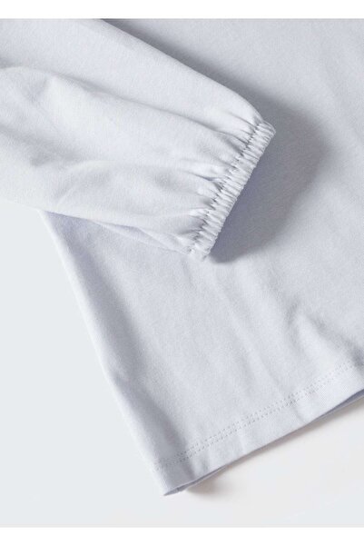 MANGO Kids Uzun Kollu Pamuklu Tişört