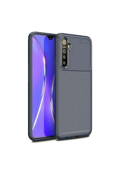 Smart Tech Realme XT Karbon Desenli Negro Silikon Kılıf
