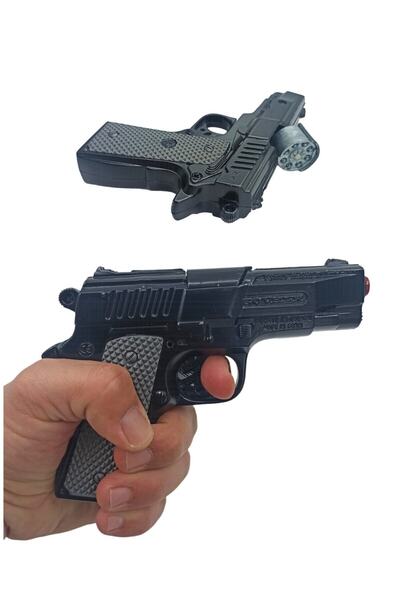 PopŞeker Metal Oyuncak Kapsül Atan Silah 8'li