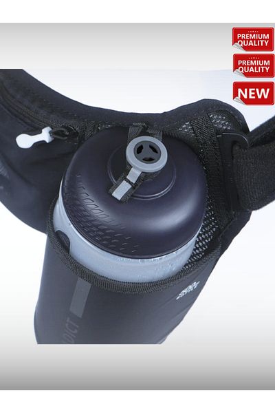 OverPazar Flask Bag - 500 Ml - Black / Trail Running