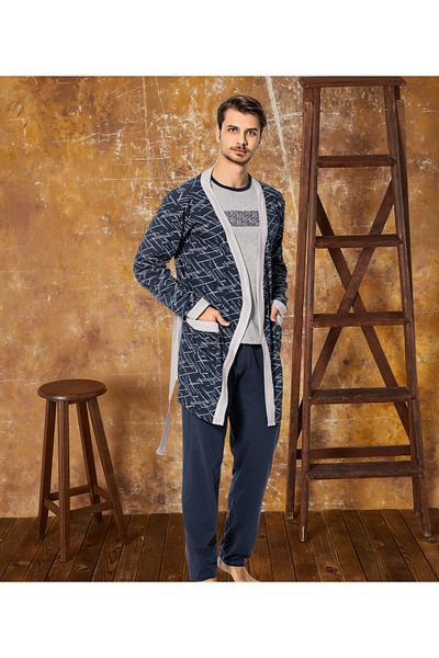 Ayans Pijama Μονό Ζέρσεϋ Σετ Πιτζάμες 4 τεμ