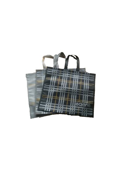 Syu Eczane Bez Çanta Körüklü Karma Renk Ekose Desenli 40 x 34 cm - 50 Adet