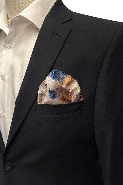 Kravatkolik Multicolored Flower Pattern Men's Pocket Handkerchief SPS600-60