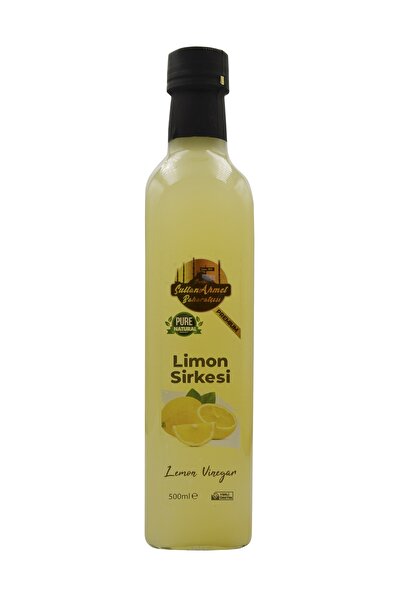 Tarihi SultanAhmet Baharatçısı Limon Sirkesi 500 ml (Doğal Fermente) (Özel Ür...