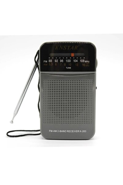 Genel Markalar Radyo Pilli Cep Radyosu Fm-am Güçlü Çekim Kaliteli Kulaklık Gi...