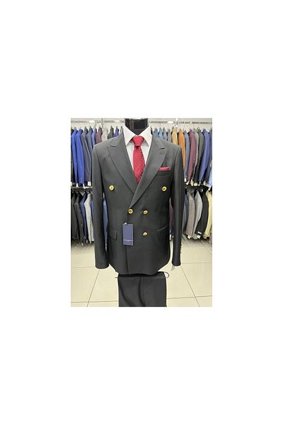 MASSARO Battal Double-breasted Suit Dress (tie gift)