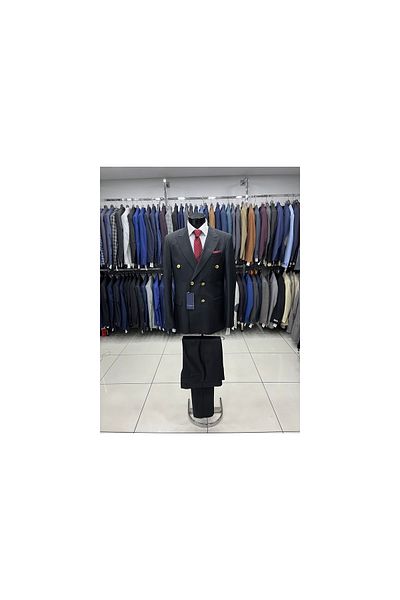 MASSARO Battal Double-breasted Suit Dress (tie gift)